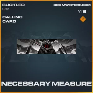 Necessary Measure calling card in Warzone and vanguard