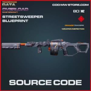 Source code streetsweeper blueprint skin in Warzone and Cold War