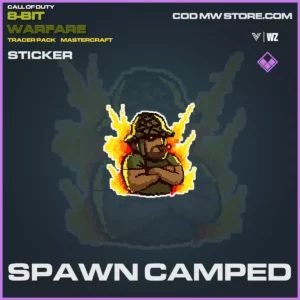 Spawn Camped sticker in Warzone and Vanguard