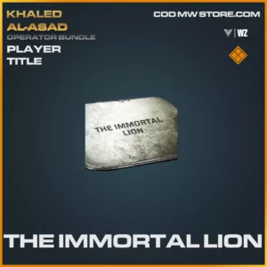 The Immortal Lion player title in Warzone and Vanguard