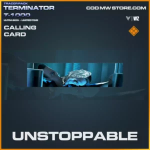 Unstoppable calling card in Warzone and Vanguard