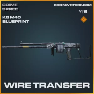 Wire Transfer KG M40 blueprint skin in Warzone and Vanguard
