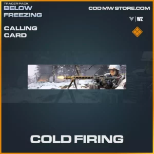 cold firing calling card in Vanguard and Warzone
