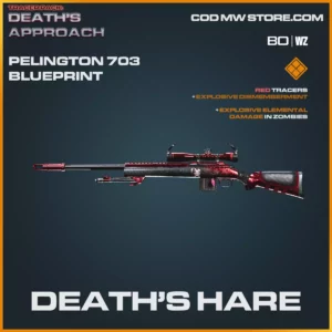 death's hare pelington 703 blueprint in Cold War and Warzone