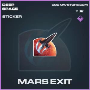 mars exit sticker in Vanguard and Warzone