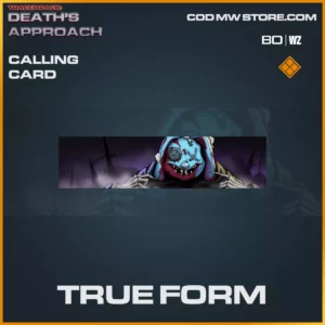 true form calling card in Cold War and Warzone