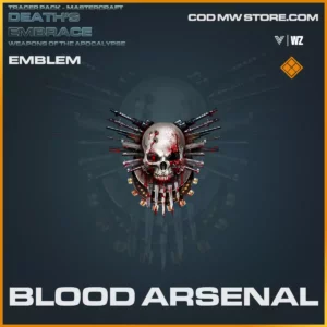 Blood Arsenal emblem in Warzone and Vanguard