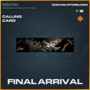 Final Arrival calling card in Warzone and Vanguard