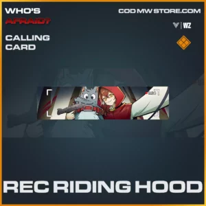 Rec Riding Hood calling card in Warzone and Vanguard