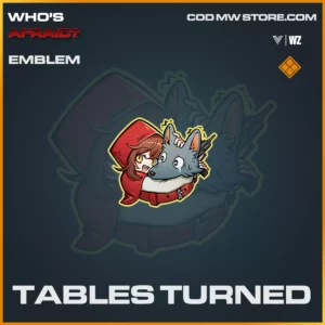 Tabled Turned emblem Warzone and Vanguard