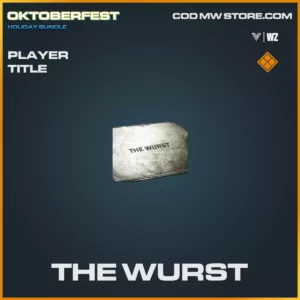 The Wurst Player Title in Warzone and Vanguard