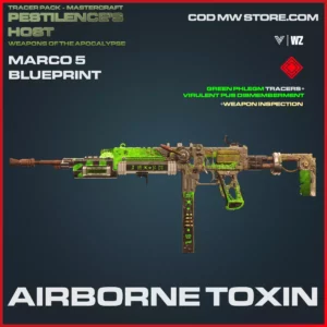 Airborne Toxin Marco 5 blueprint skin in Warzone and Vanguard