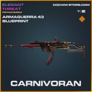 Carnivoran Armaguerra 43 blueprint skin in Warzone and Vanguard