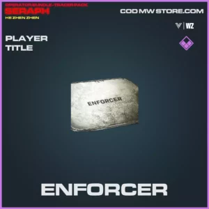 Enforcer player title in Warzone and Vanguard