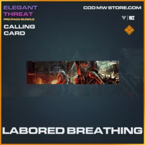 Labored Breathing Calling card in Warzone and Vanguard