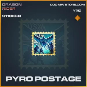 Pyro Postage sticker in Warzone and Vanguard