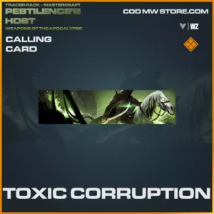Toxic Corruption calling card in Warzone and Vanguard