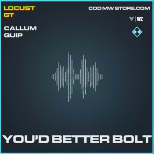 You'd Better Bolt Callum quip in Warzone and Vanguard