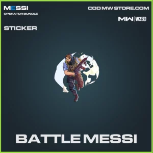 Battle messi sticker in Warzone 2.0 and MW2