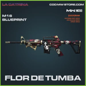 Flor De Tumba M16 blueprint skin in Warzone 2 and MWII