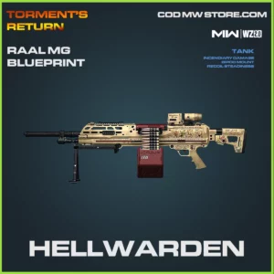 Hellwarden Raal MG Blueprint skin in Warzone 2.0 and MW2
