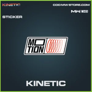 Kinetic sticker in Warzone 2 and MWII