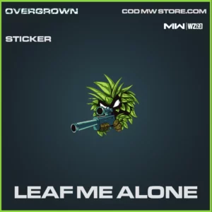 Leaf Me Alone Sticker in in Warzone 2 and MW2