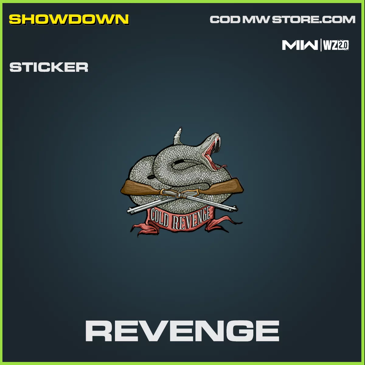 Revenge sticker in Warzone 2 and MW2