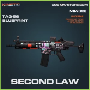 Second law TAQ-56 blueprint skin in Warzone 2 and MWII