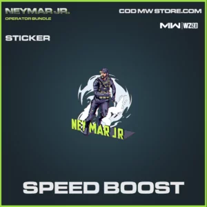 Speed Boost neymar sticker in Warzone 2 and MWII