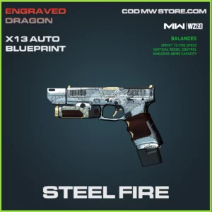 Steel Fire X13 Auto blueprint skin in Warzone 2 and MWII