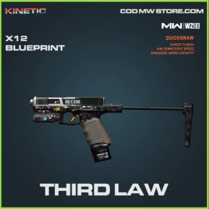 Third Law x12 blueprint skin in Warzone 2 and MWII