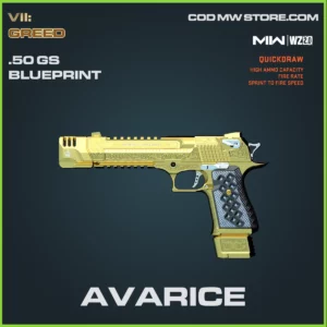 Avarice .50 GS blueprint skin in Warzone 2.0 and MW2