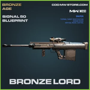 Bronze Lord Signal 50 blueprint skin in Warzone 2.0 and MW2