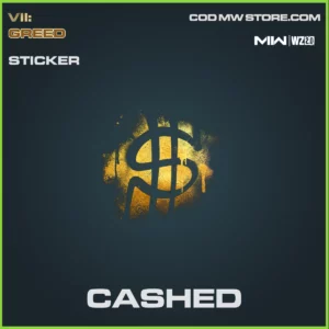 Cashed sticker in Warzone 2.0 and MW2