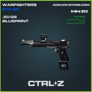 CTRL+Z .50 GS blueprint skin in Warzone 2.0 and MW2