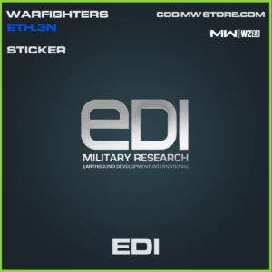 EDI Sticker in Warzone 2.0 and MW2