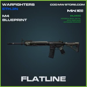 Flatline M4 blueprint skin in Warzone 2.0 and MW2