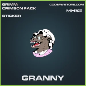 Granny sticker in Warzone 2.0 and MW2
