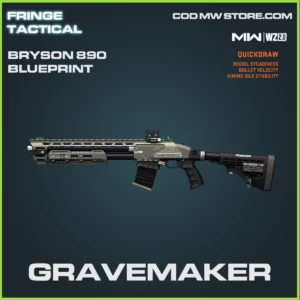 Gravemaker Bryson 890 blueprint skin in Warzone 2.0 and MW2