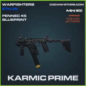 Karmic Prime Fennec 45 Blueprint skin in Warzone 2.0 and MW2
