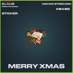 Merry XMAS sticker in Warzone 2.0 and MW2
