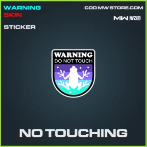 No Touching Sticker in Warzone 2.0 and MW2