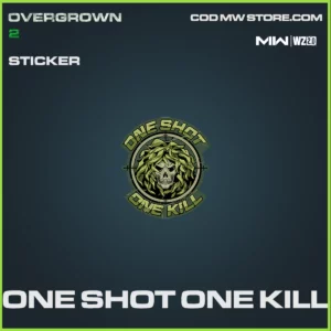 One Shot One Kill sticker in Warzone 2.0 and MW2