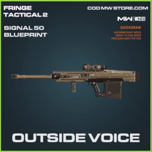 Outside Voice Signal 50 blueprint skin in Warzone 2 and MW2