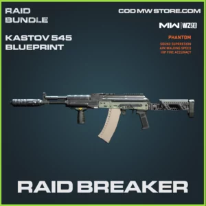 Raid Breaker Kastov 545 blueprint skin in Warzone 2.0 and MW2