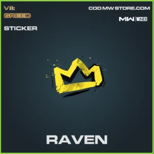 Raven sticker in Warzone 2.0 and MW2