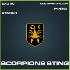 Scorpions Sting sticker in Warzone 2.0 and MW2