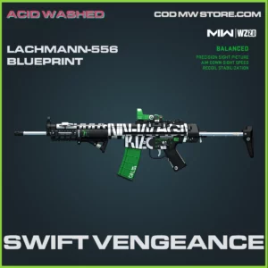 Swift Vengeance lachmann-556 blueprint skin in Warzone 2.0 and MW2