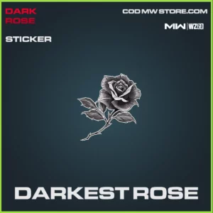 Darkest Rose sticker in Warzone 2.0 and MW2